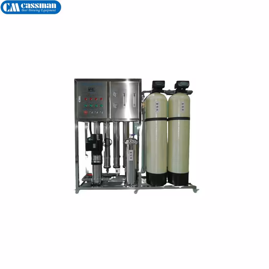 Sistema RO de 0,5t/H com Softner+ EDI Sistema de Água Ultra Pura Capacidade de 500L