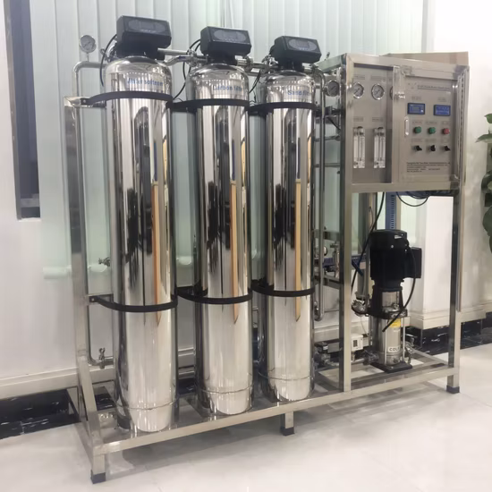 Preço do sistema de osmose reversa para máquinas de tratamento de água 500lph Ss com amaciador de água