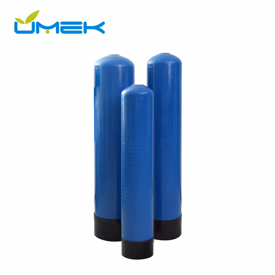 Sistema automático de filtragem de amaciante de água para tratamento de água sob pressão Filtro de areia FRP 1054 Tanque FRP fabricado na China