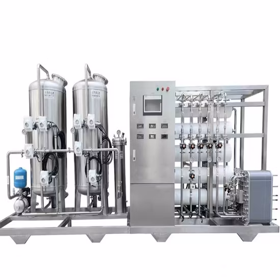 Sistema de tratamento de água EDI por eletrodeionização para teste de laboratório