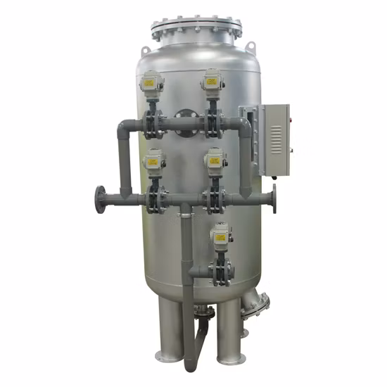 Quartzo areia cascalho estrutura multicamadas filtro de água